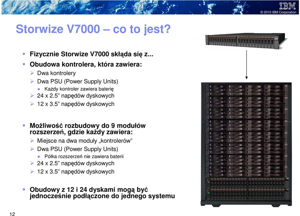 5 napędów dyskowych 12 x 3.