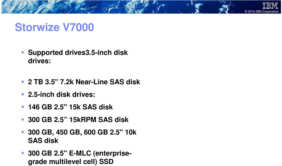 5" 15k SAS disk 300 GB 2.