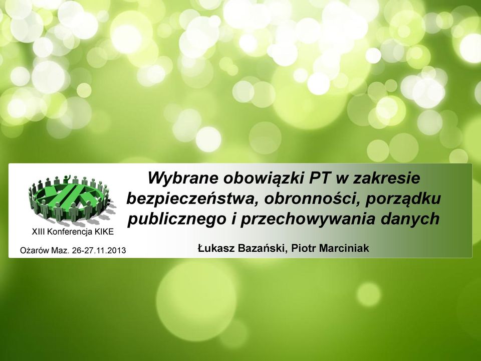 bezpieczeństwa, obronności, porządku