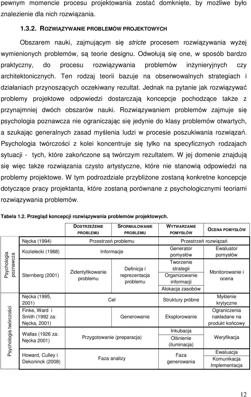 Odwołują się one, w sposób bardzo praktyczny, do procesu rozwiązywania problemów inżynieryjnych czy architektonicznych.