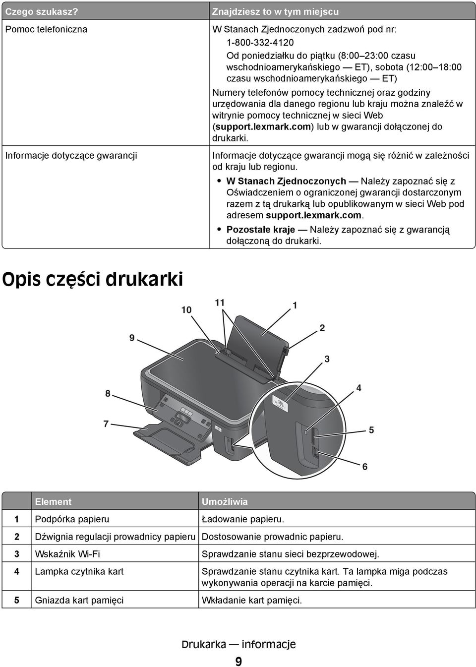 wschodnioamerykańskiego ET), sobota (12:00 18:00 czasu wschodnioamerykańskiego ET) Numery telefonów pomocy technicznej oraz godziny urzędowania dla danego regionu lub kraju można znaleźć w witrynie