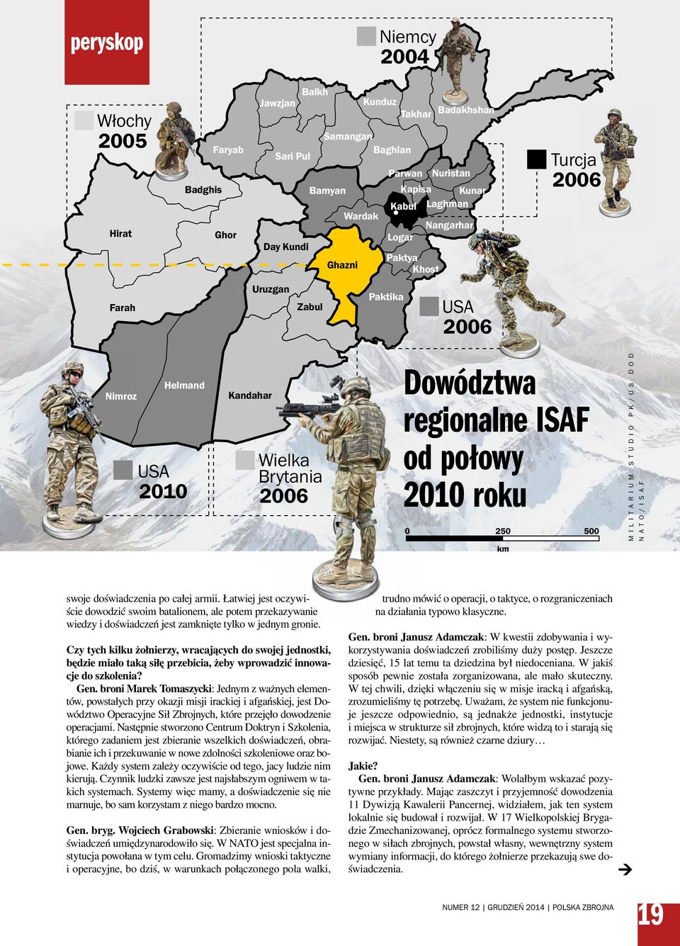 MILITARIUM STUDIO PK/US DOD NATO/ISAF swoje doświadczenia po całej armii.