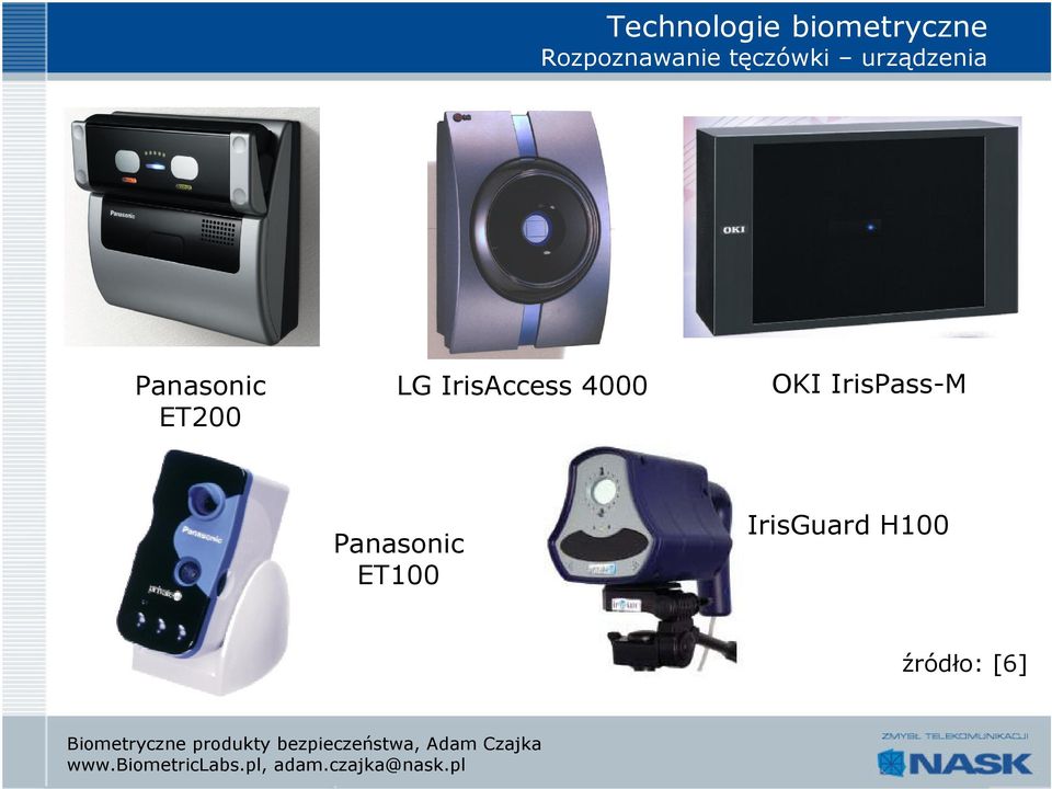 Panasonic ET200 LG IrisAccess 4000