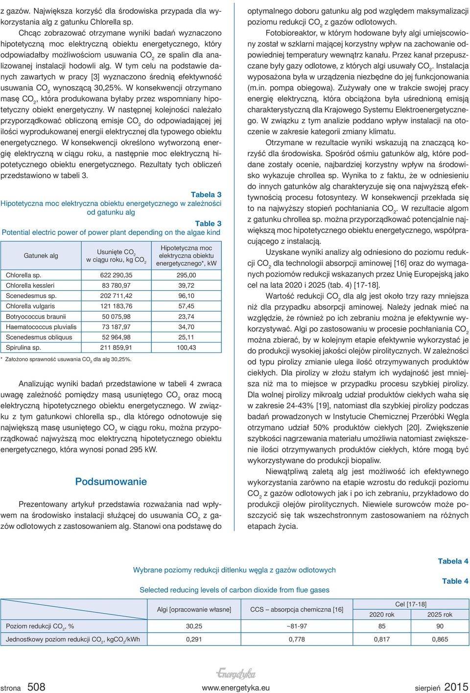 W tym celu na podstawie danych zawartych w pracy [3] wyznaczono średnią efektywność wynoszącą 30,25%.