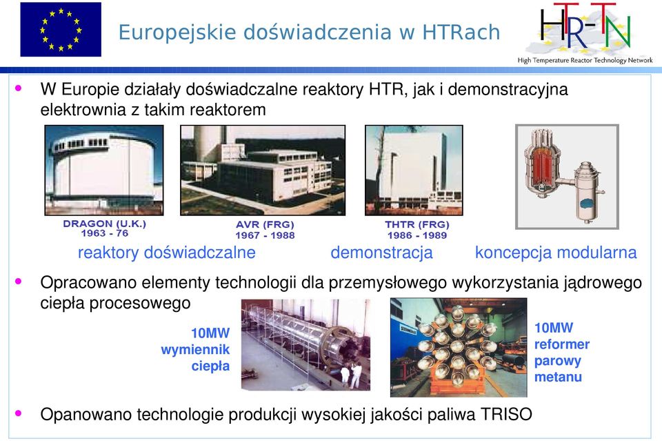 modularna Opracowano elementy technologii dla przemysłowego wykorzystania jądrowego ciepła