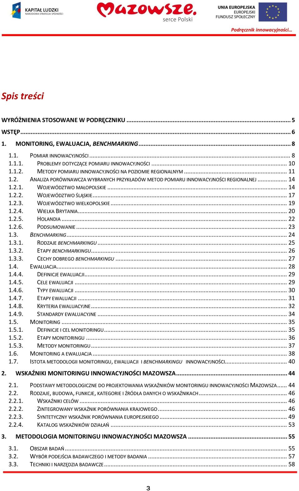 .. 17 1.2.3. WOJEWÓDZTWO WIELKOPOLSKIE... 19 1.2.4. WIELKA BRYTANIA... 20 1.2.5. HOLANDIA... 22 1.2.6. PODSUMOWANIE... 23 1.3. BENCHMARKING... 24 1.3.1. RODZAJE BENCHMARKINGU... 25 1.3.2. ETAPY BENCHMARKINGU.