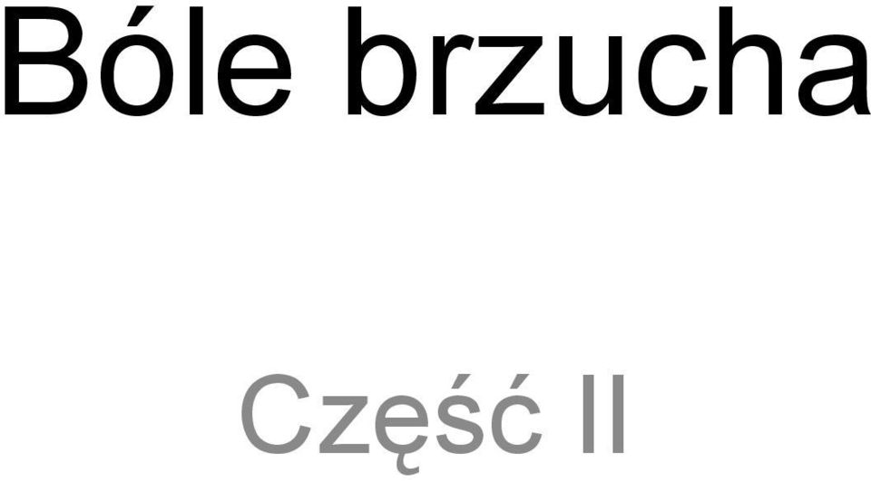 Część II