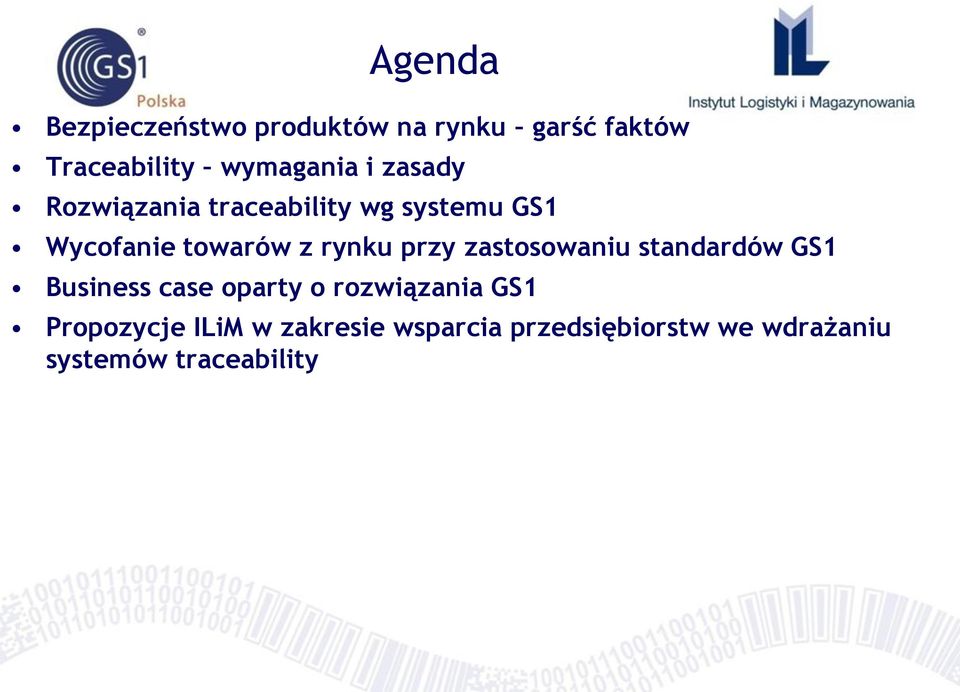 przy zastosowaniu standardów GS1 Business case oparty o rozwiązania GS1