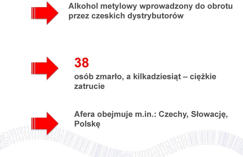 zmarło, a kilkadziesiąt ciężkie zatrucie