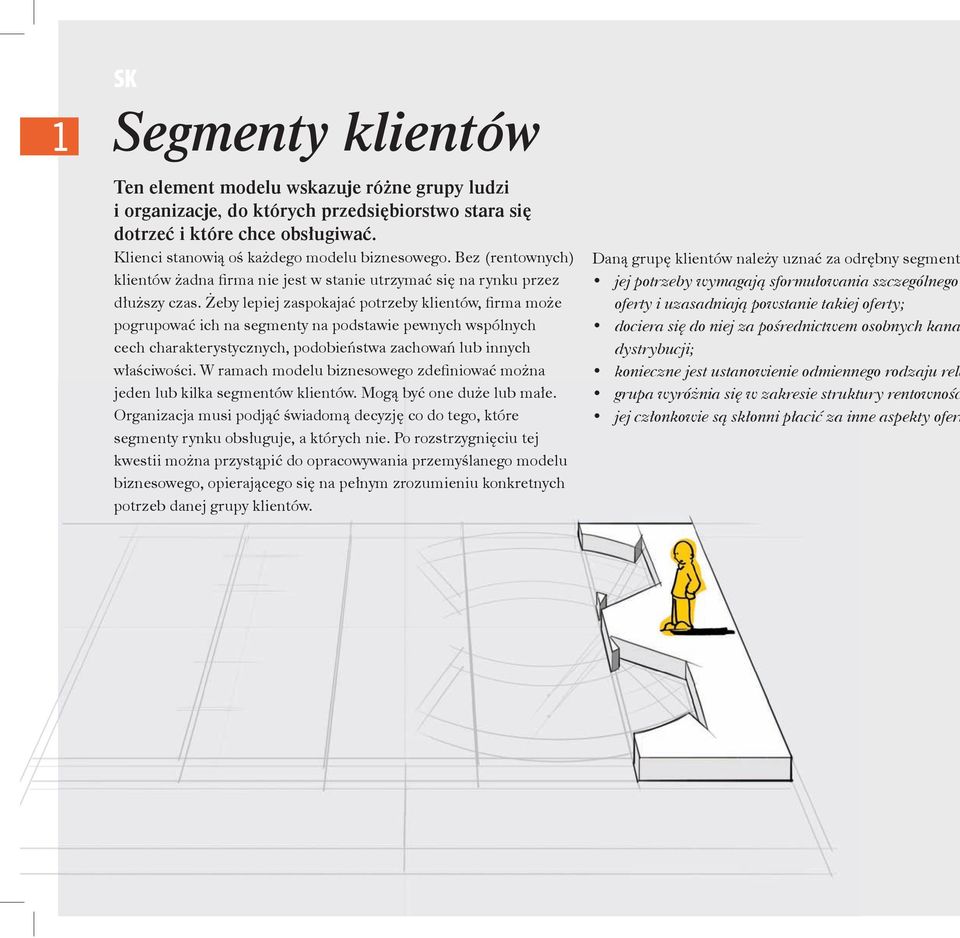 Żeby lepiej zaspokajać potrzeby klientów, ﬁrma może pogrupować ich na segmenty na podstawie pewnych wspólnych cech charakterystycznych, podobieństwa zachowań lub innych właściwości.