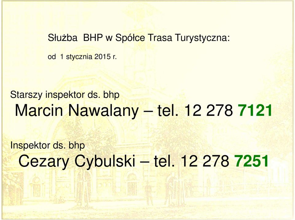 bhp Marcin Nawalany tel.