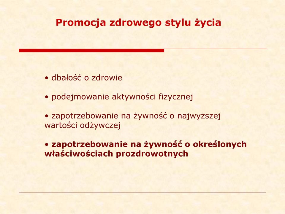 żywność o najwyższej wartości odżywczej