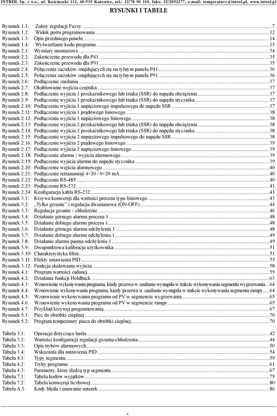 ..36 Rysunek 2.5: Połączenia zacisków znajdujących się na tylnym panelu P91...36 Rysunek 2.6: Podłączenie zasilania...37 Rysunek 2.