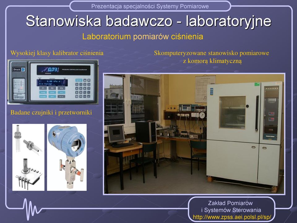 Skomputeryzowane stanowisko pomiarowe z