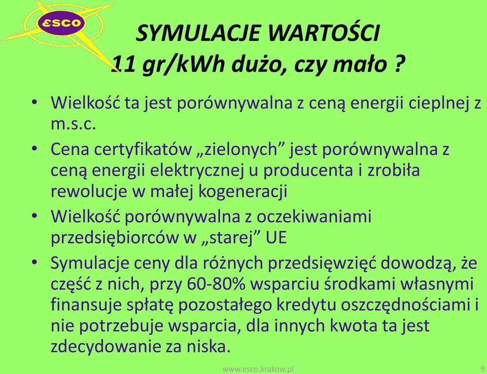 ną energii ci