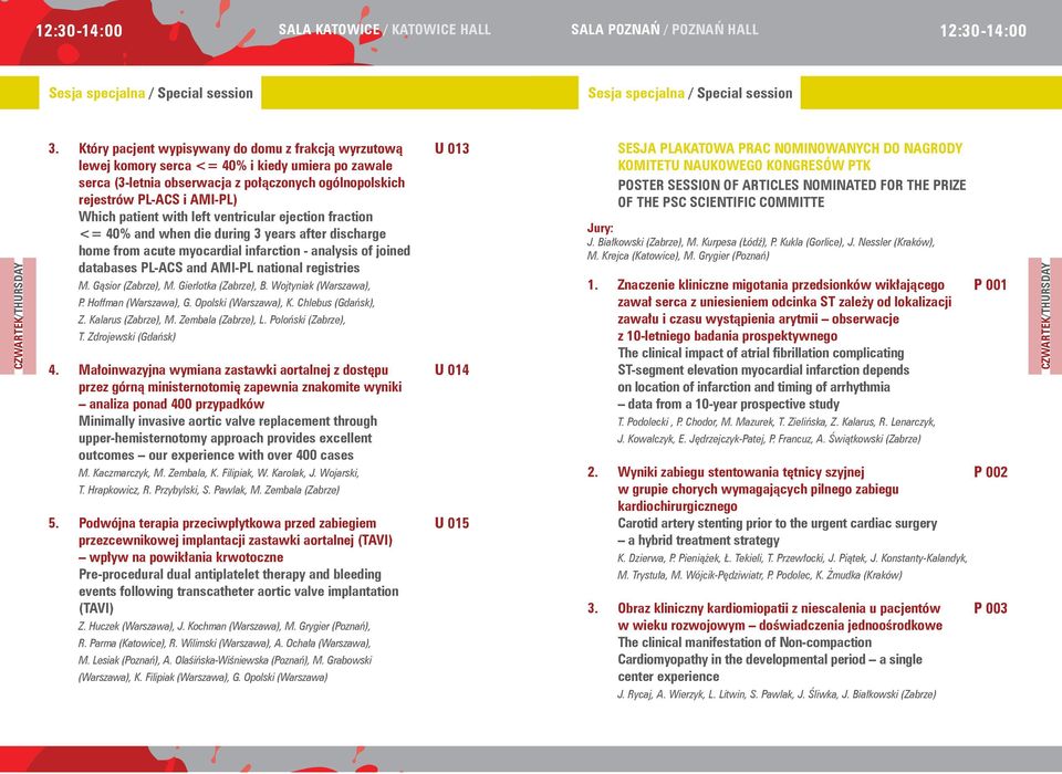 patient with left ventricular ejection fraction <= 40% and when die during 3 years after discharge home from acute myocardial infarction - analysis of joined databases PL-ACS and AMI-PL national