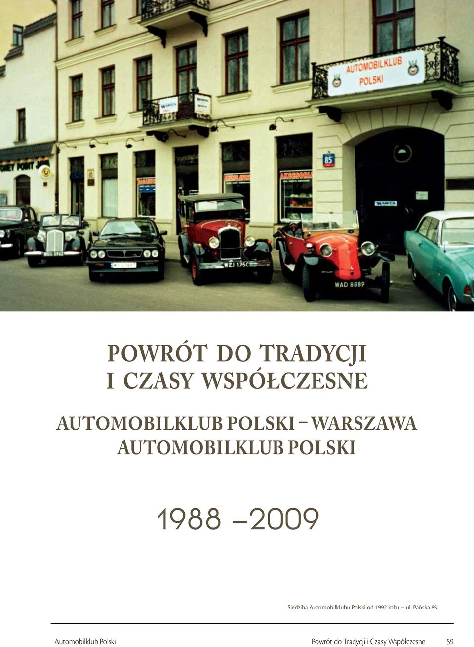 POLSKI 1988 2009 Siedziba Automobilklubu Polski