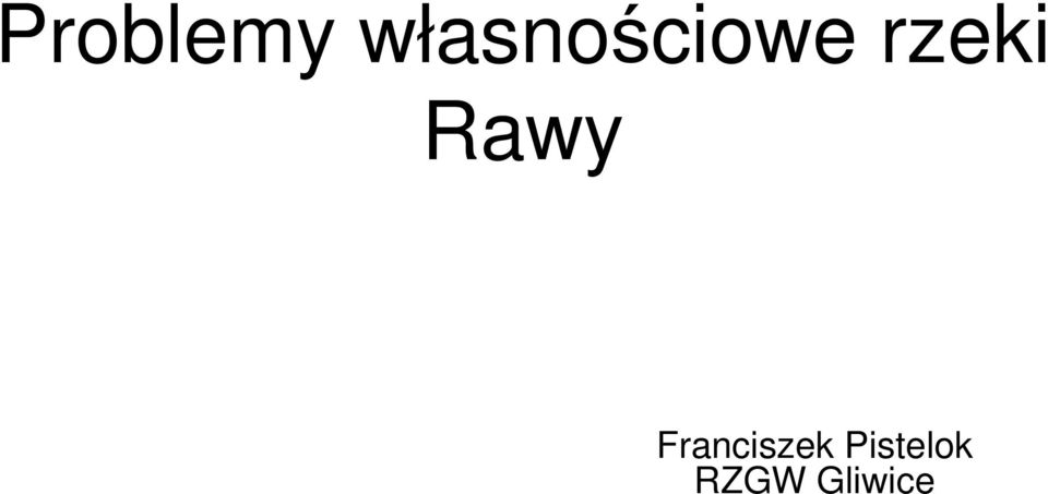 rzeki Rawy