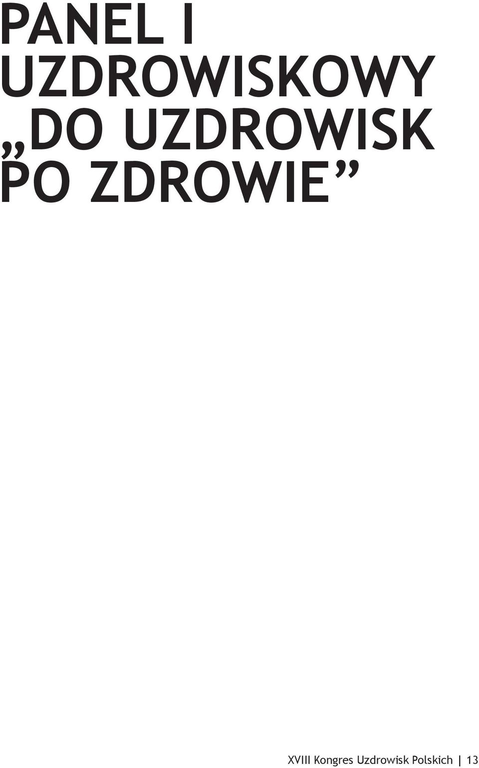 UZDROWISK PO