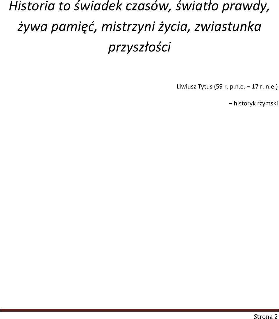 zwiastunka przyszłości Liwiusz Tytus (59