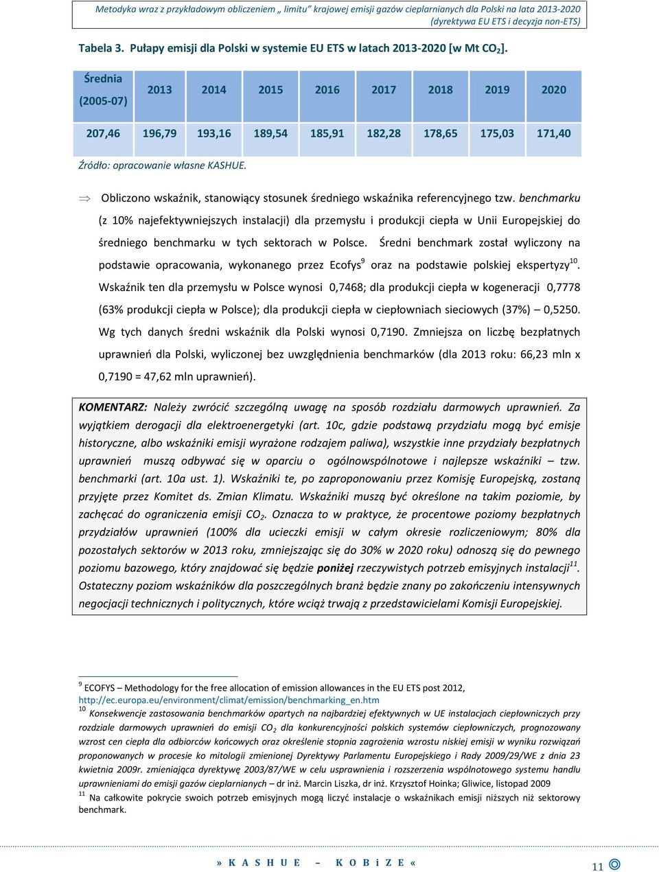 Obliczono wskaźnik, stanowiący stosunek średniego wskaźnika referencyjnego tzw.