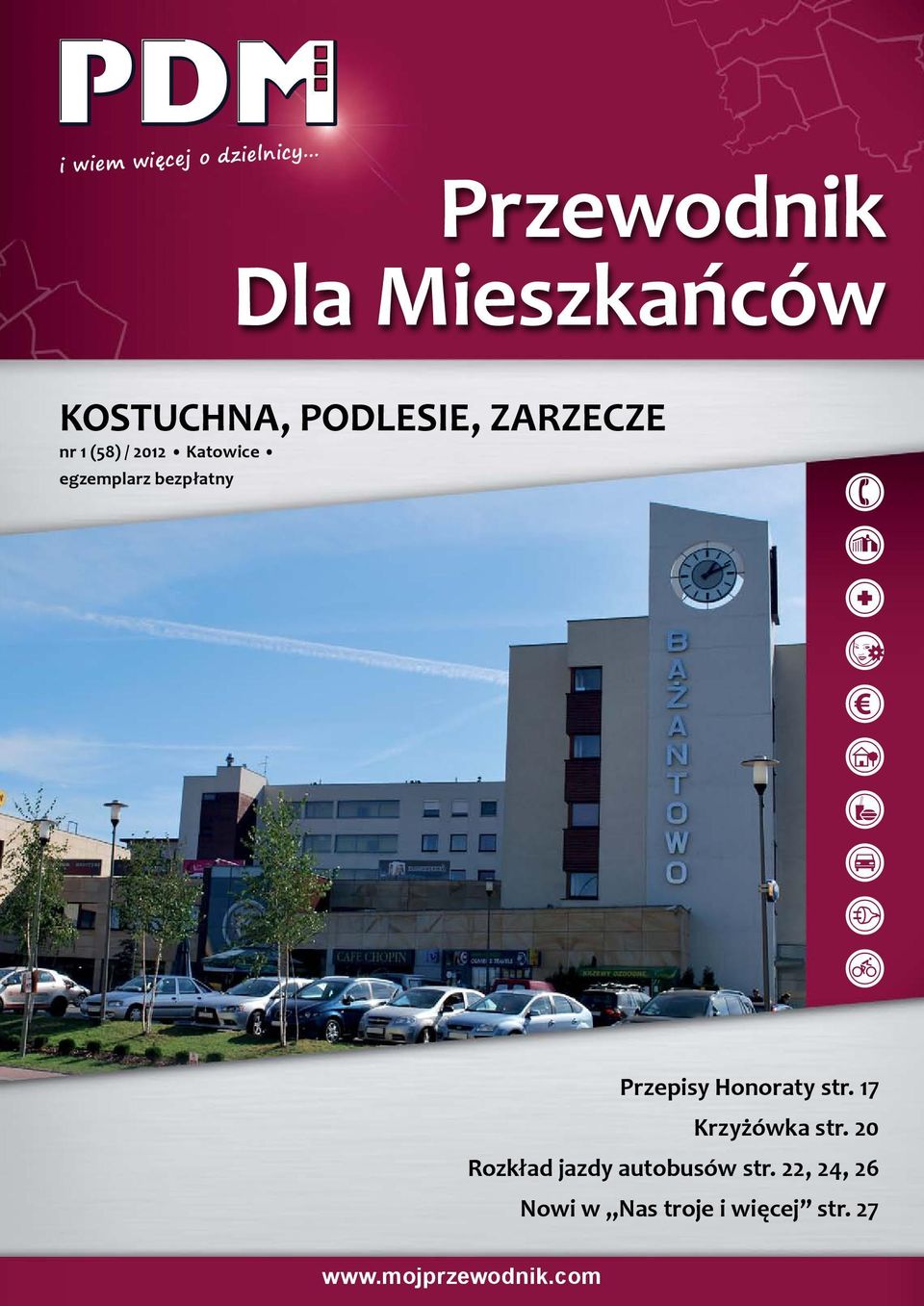 (58) / 2012 Katowice egzemplarz bezpłatny Przepisy Honoraty str.