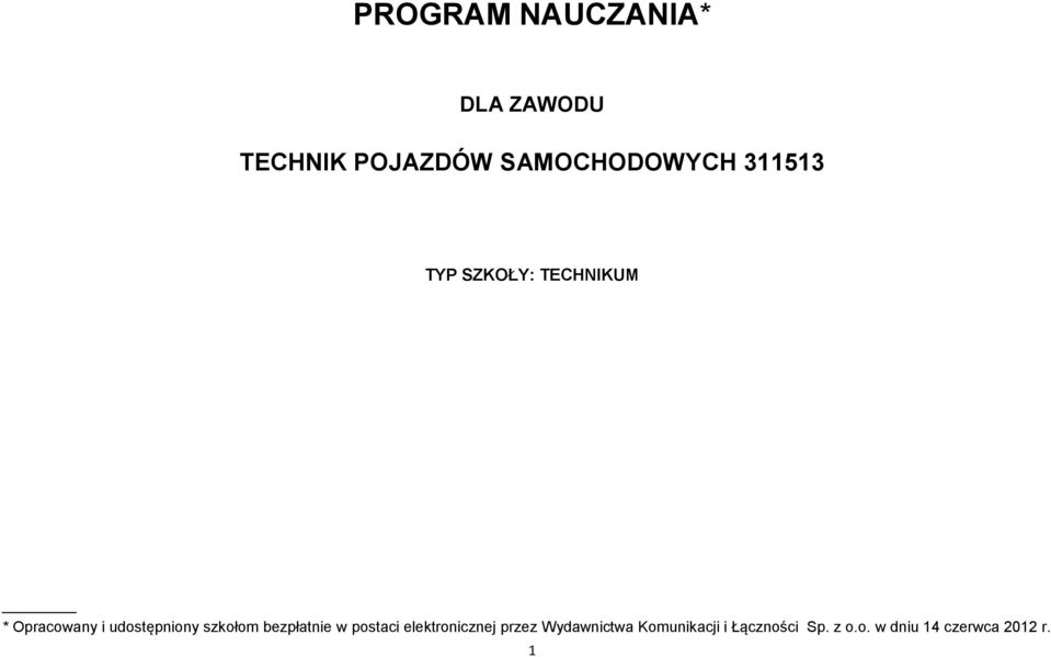 szkołom bezpłatnie w postaci elektronicznej przez