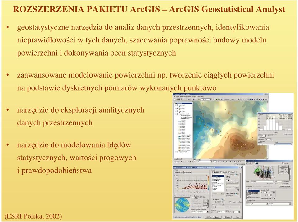 modelowanie powierzchni np.