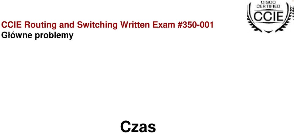 Exam #350-001