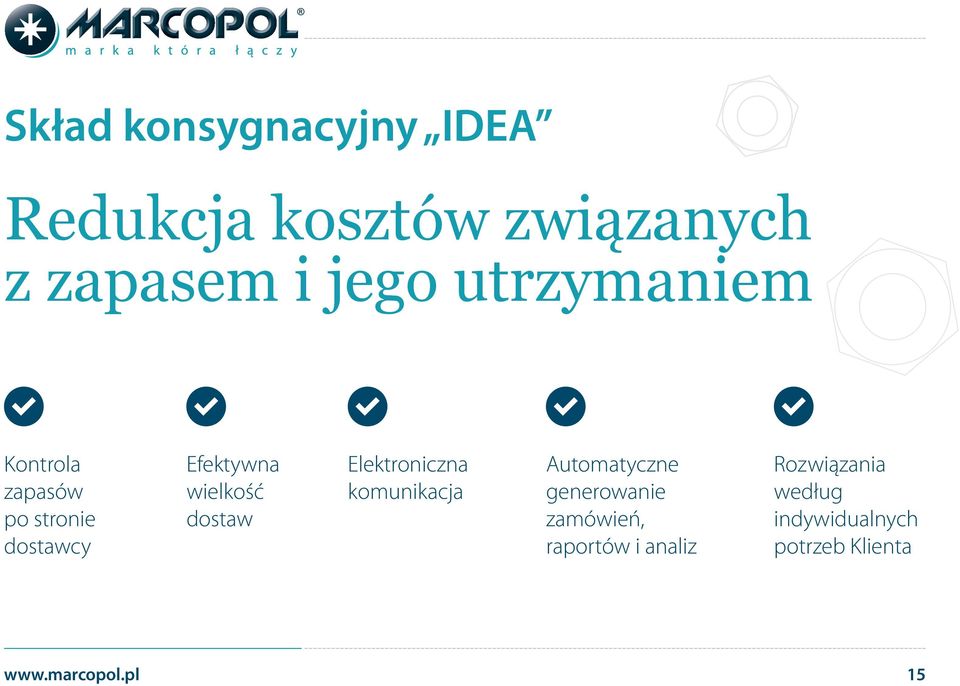 dostaw Elektroniczna komunikacja Automatyczne generowanie zamówień,