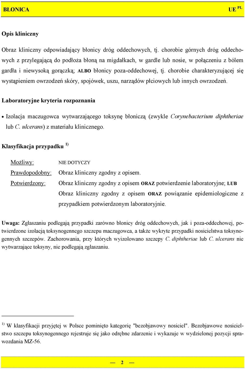 chorobie charakteryzującej się wystąpieniem owrzodzeń skóry, spojówek, uszu, narządów płciowych lub innych owrzodzeń.