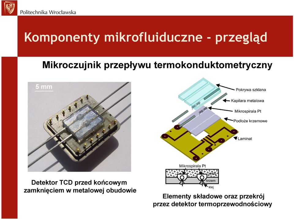 przed końcowym zamknięciem w metalowej obudowie