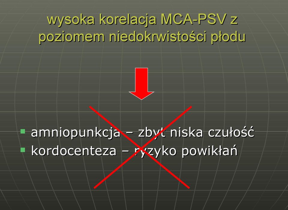 płodu amniopunkcja zbyt niska