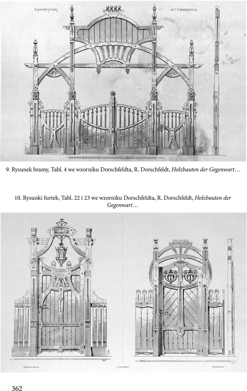 Dorschfeldt, Holzbauten der Gegenwart 10.