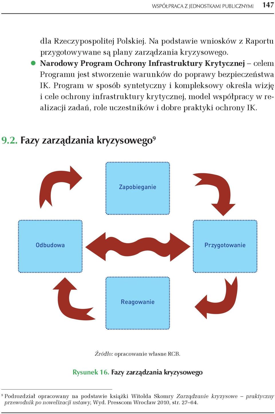 Program w sposób syntetyczny i kompleksowy określa wizję i cele ochrony infrastruktury krytycznej, model współpracy w realizacji zadań, role uczestników i dobre praktyki ochrony IK. 9.2.