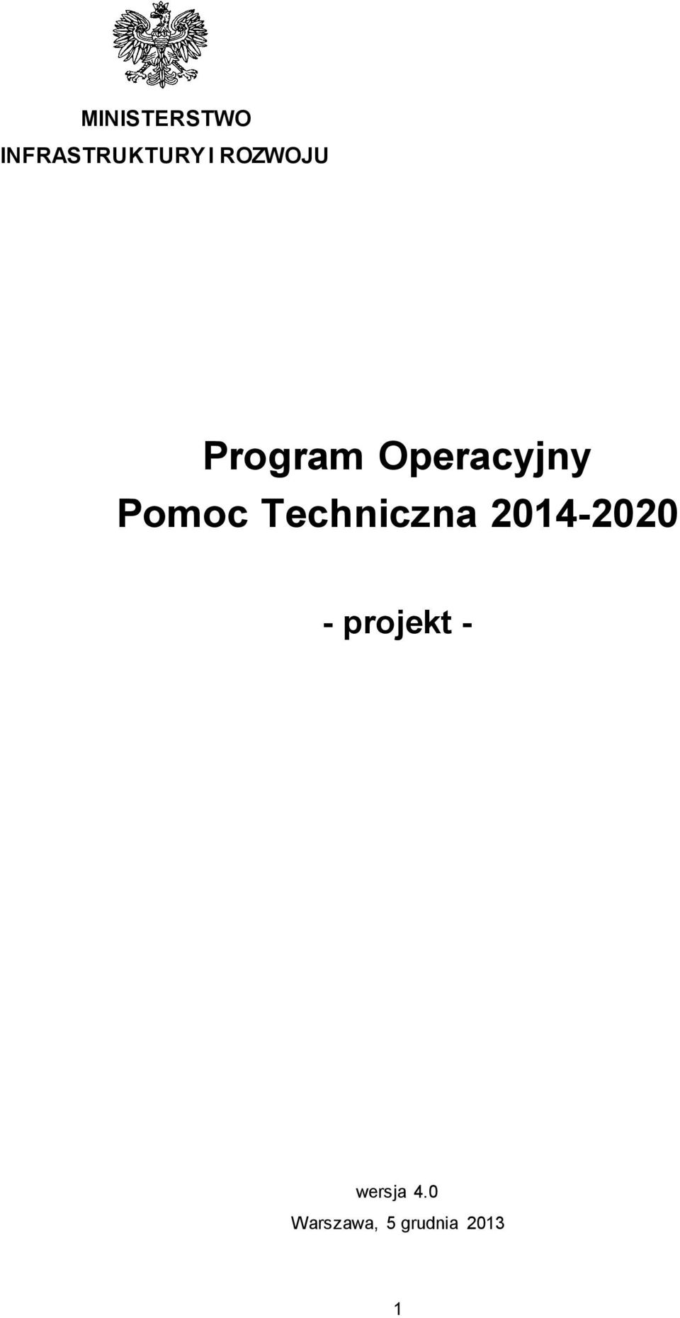 Techniczna 2014-2020 - projekt -