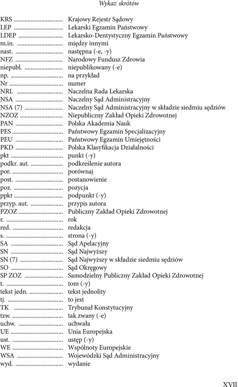 .. Naczelny Sąd Administracyjny w składzie siedmiu sędziów NZOZ... Niepubliczny Zakład Opieki Zdrowotnej PAN... Polska Akademia Nauk PES... Państwowy Egzamin Specjalizacyjny PEU.