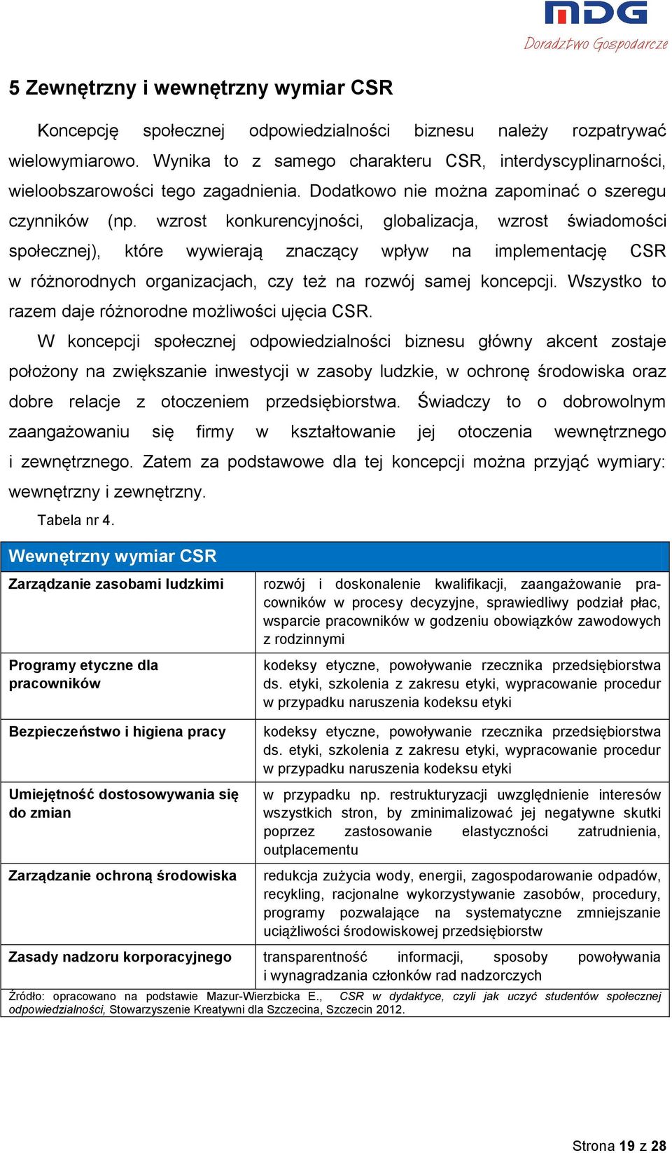 wzrost konkurencyjności, globalizacja, wzrost świadomości społecznej), które wywierają znaczący wpływ na implementację CSR w różnorodnych organizacjach, czy też na rozwój samej koncepcji.