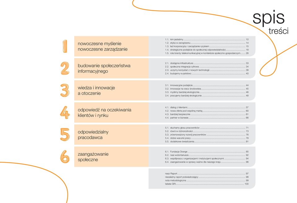 3. uczymy korzystać z nowych technologii... 38 2.4. budujemy e-państwo... 40 wiedza i innowacje a otoczenie 3.1. innowacyjne podejście... 44 3.2. innowacje na rzecz środowiska... 45 3.3. myślimy bardziej ekologicznie.