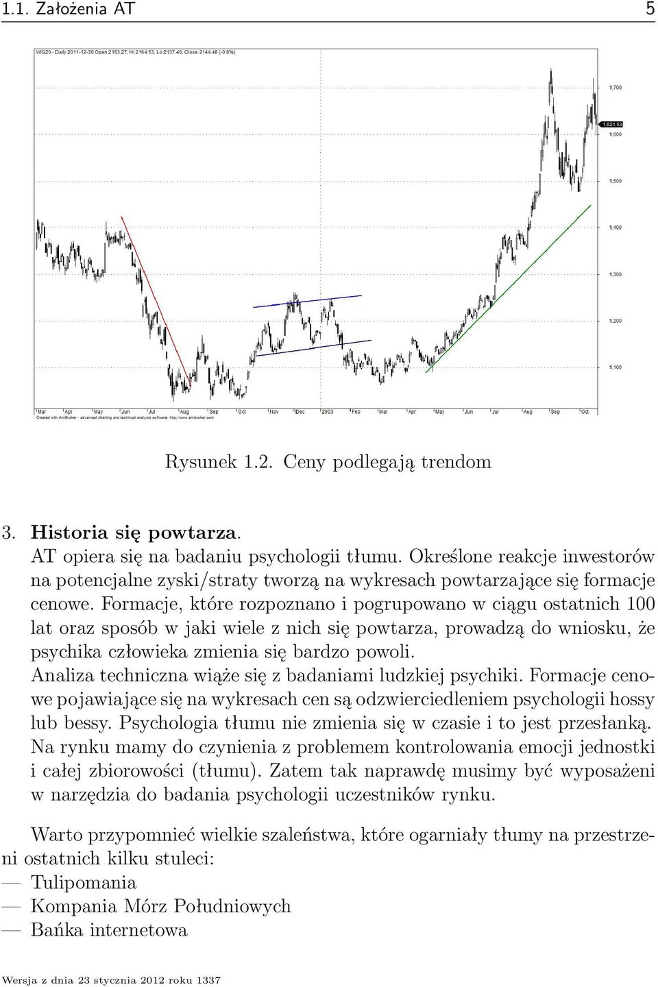 Formacje, które rozpoznano i pogrupowano w ciągu ostatnich 100 lat oraz sposób w jaki wiele z nich się powtarza, prowadzą do wniosku, że psychika człowieka zmienia się bardzo powoli.