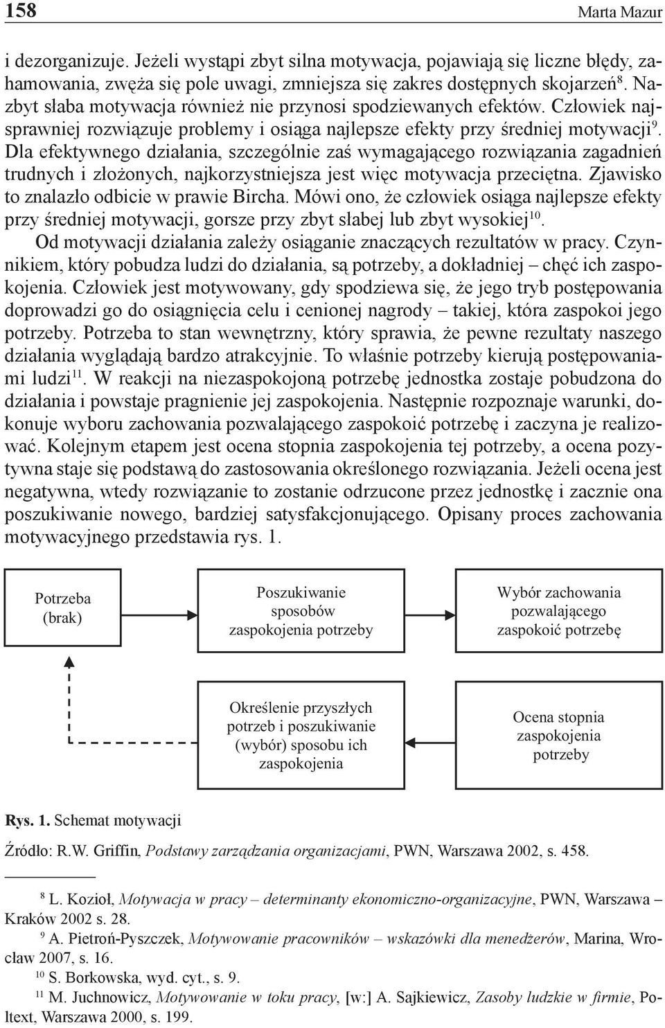 Dla efektywnego działania, szczególnie zaś wymagającego rozwiązania zagadnień trudnych i złożonych, najkorzystniejsza jest więc motywacja przeciętna. Zjawisko to znalazło odbicie w prawie Bircha.