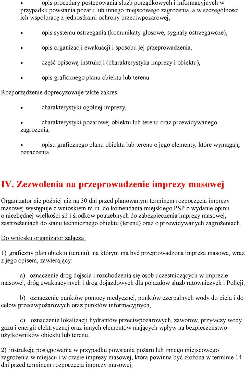 obiektu), opis graficznego planu obiektu lub terenu.