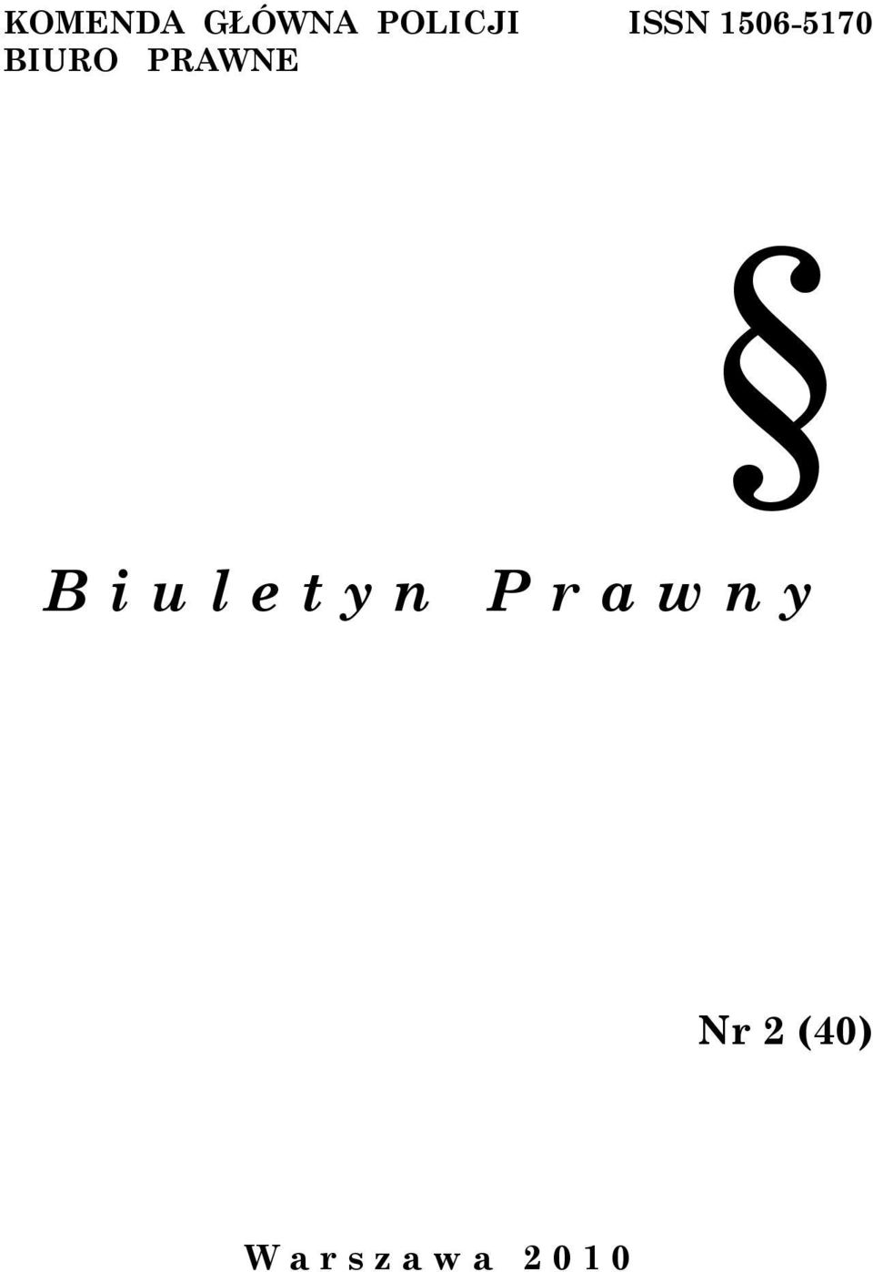 PRAWNE Biuletyn Prawny