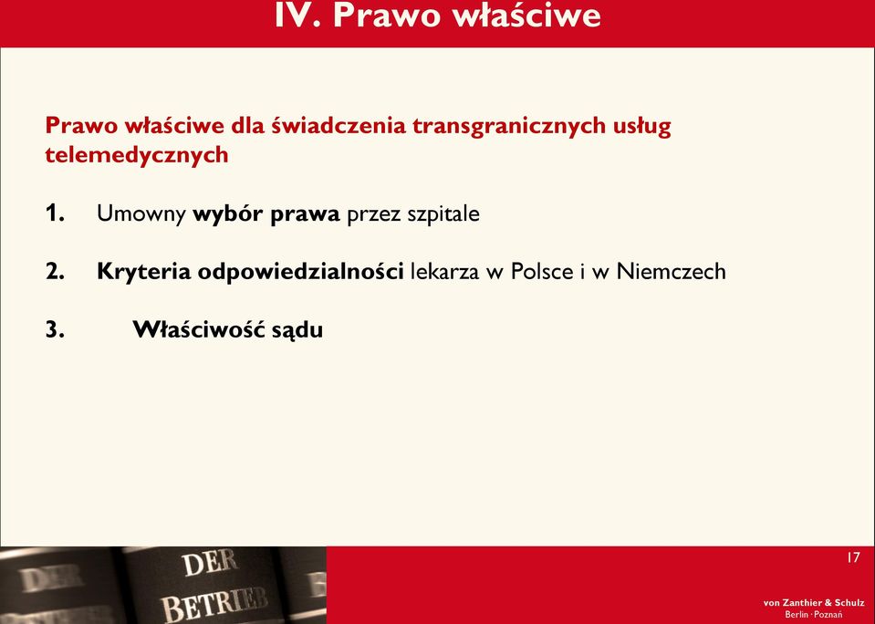 Umowny wybór prawa przez szpitale 2.