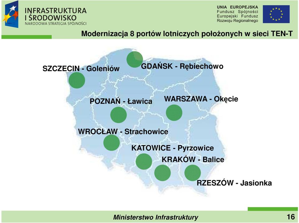 - Ławica WARSZAWA - Okęcie WROCŁAW - Strachowice