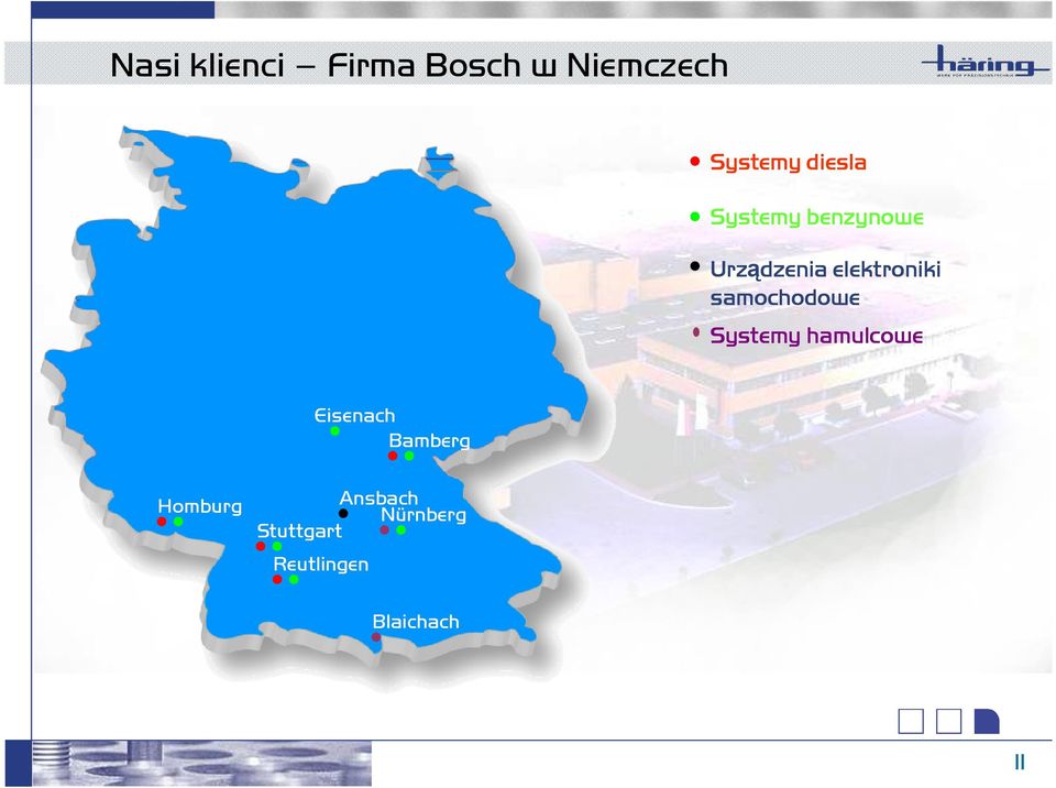 samochodowe Systemy hamulcowe Eisenach Bamberg