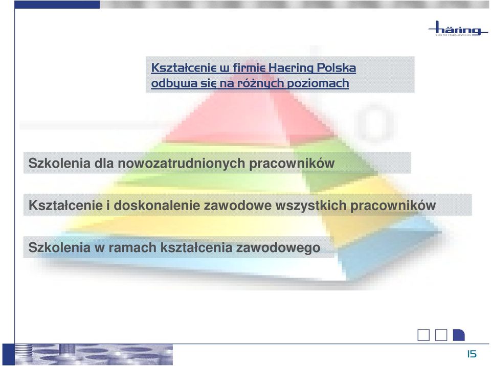 pracowników Kształcenie i doskonalenie zawodowe