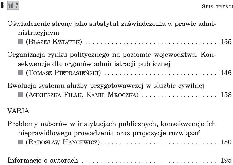 Konsekwencje dla organów administracji publicznej (Tomasz Pietrasieński).