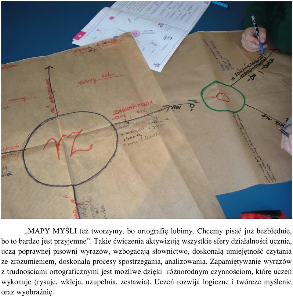 umiejętność czytania ze zrozumieniem, doskonalą procesy spostrzegania, analizowania.