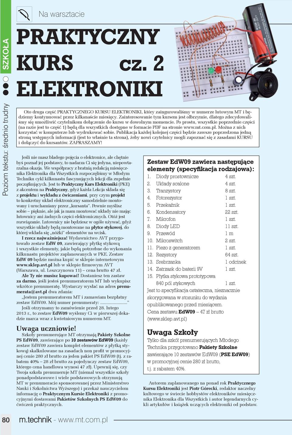 wszystkich dostępne w formacie PDF na stronie wwwmtcompl Można z nich korzystać w komputerze lub wydrukować sobie Publikacja każdej kolejnej części będzie zawsze poprzedzona jedną stroną wstępnych